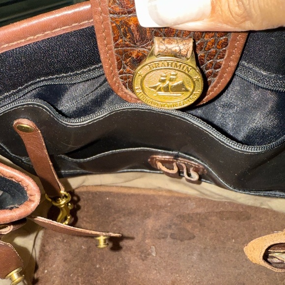 Black and brown Brahmin bag - Picture 3 of 7